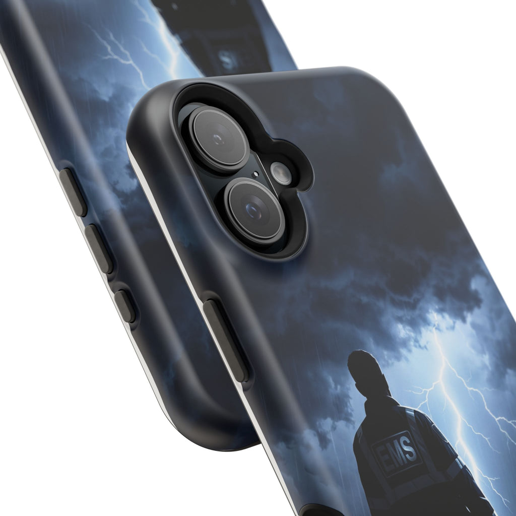 Personalized Lightning Storm EMS Phone Case — Wireless Charging Cover