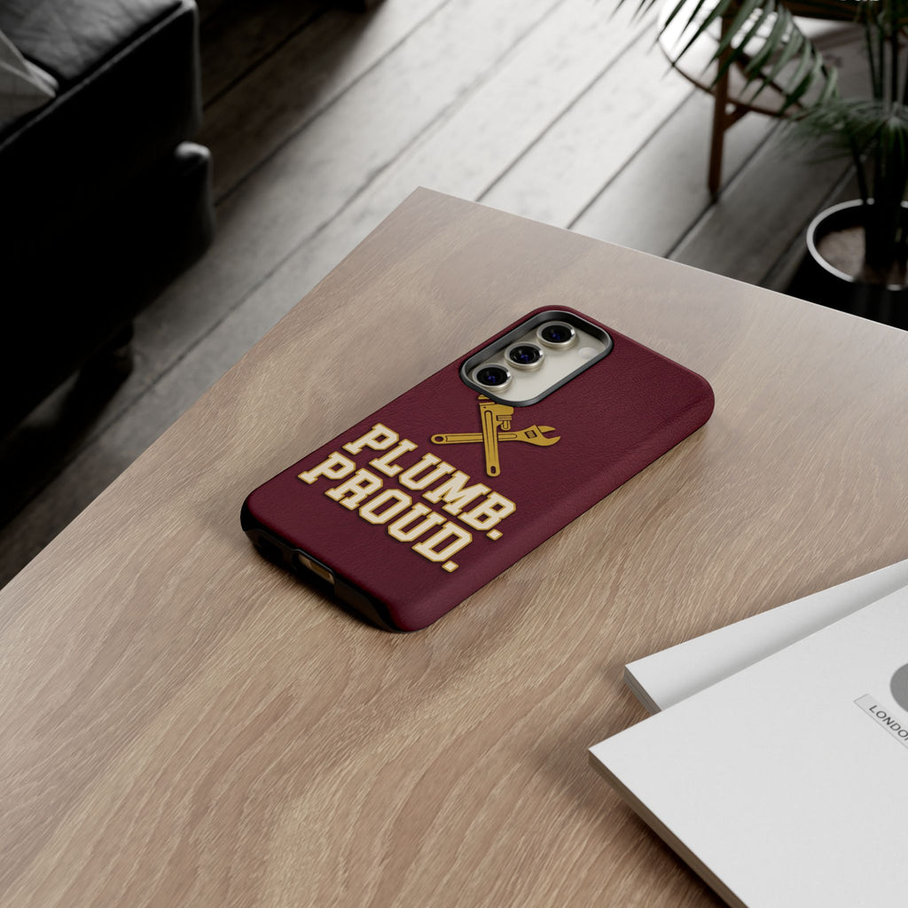 Plumb. Proud. Varsity Print Phone Case - Samsung & iPhone Series