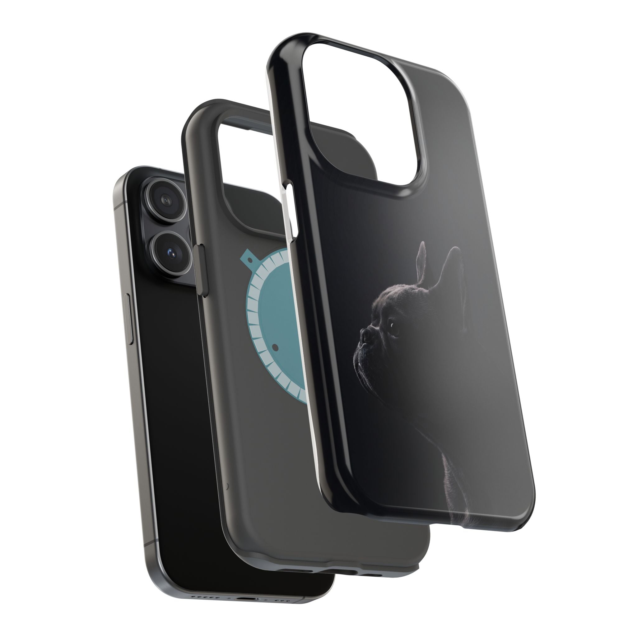 French Bulldog Phone Case — Impact-Resistant Wireless Charging Cover