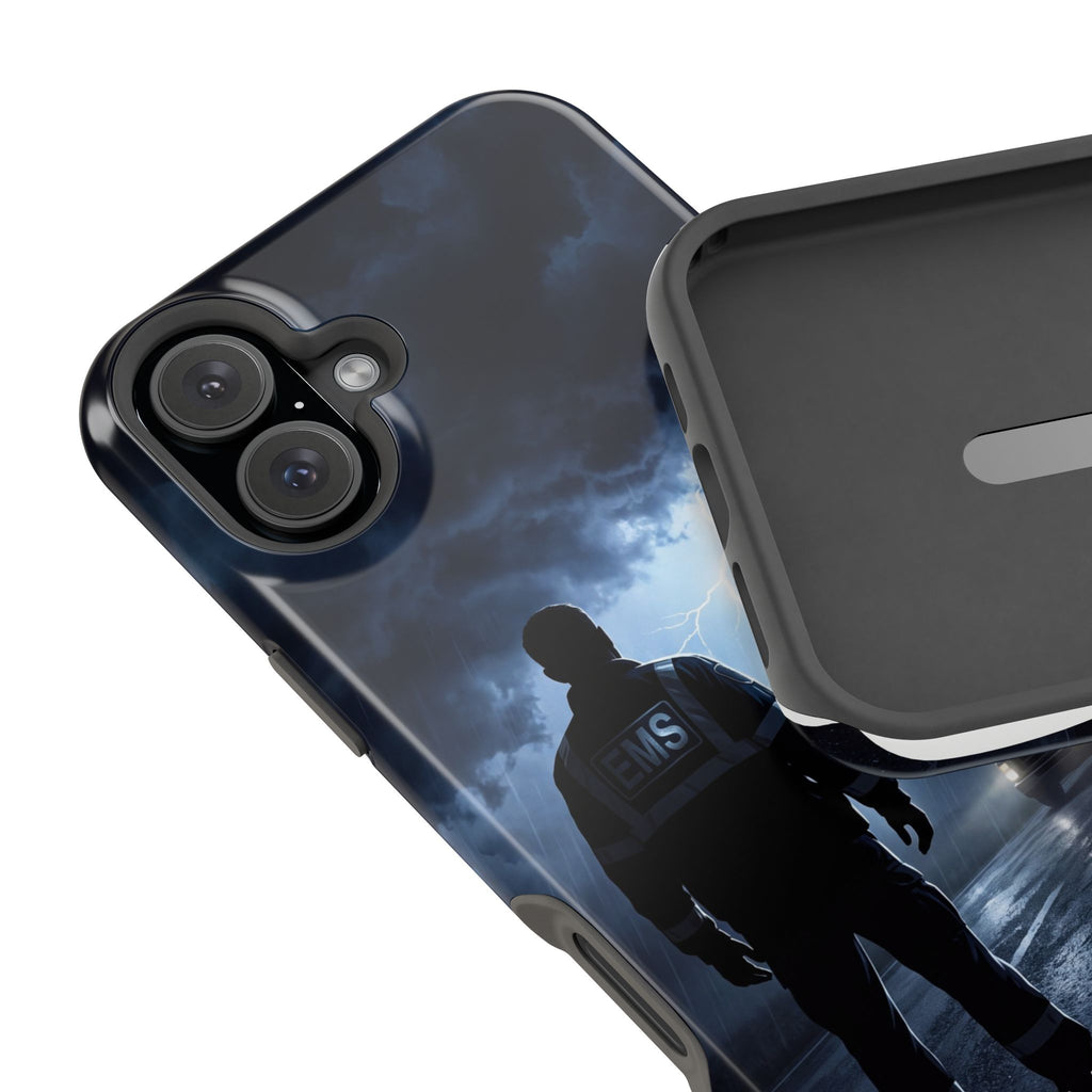Personalized Lightning Storm EMS Phone Case — Wireless Charging Cover
