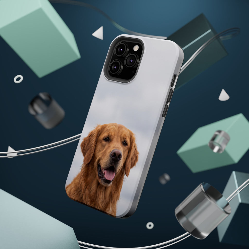 Golden Retriever Phone Case — Impact-Resistant Wireless Charging Cover