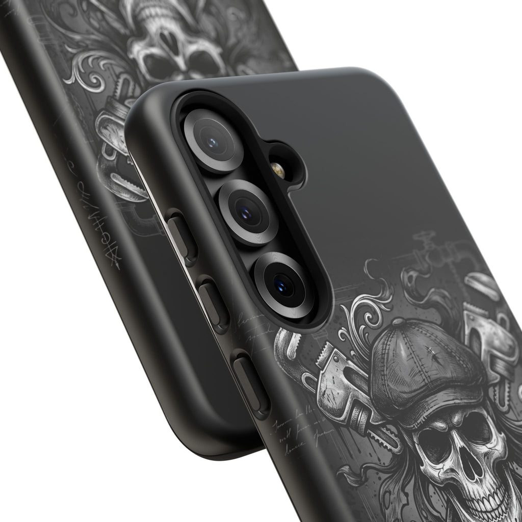 Gothic Skull Plumber Phone Case - Samsung & iPhone Series