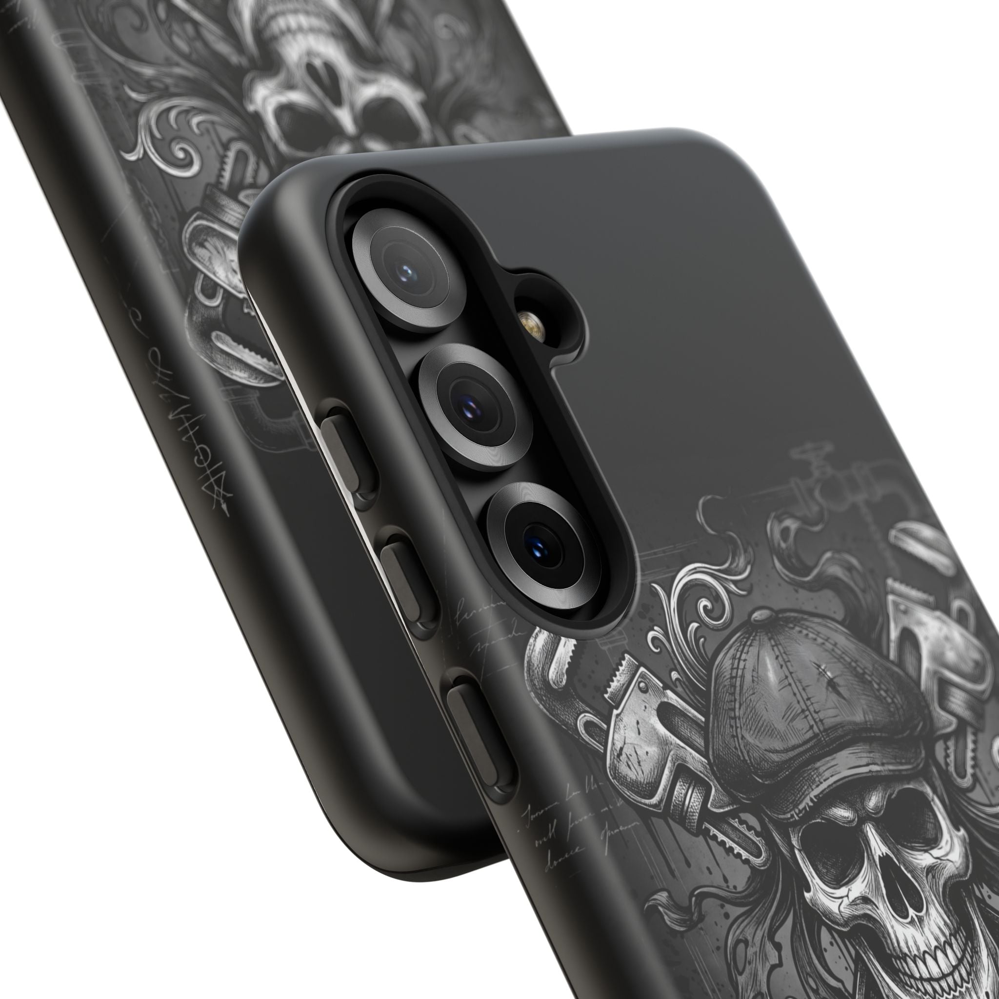 Gothic Skull Plumber Phone Case - Samsung & iPhone Series