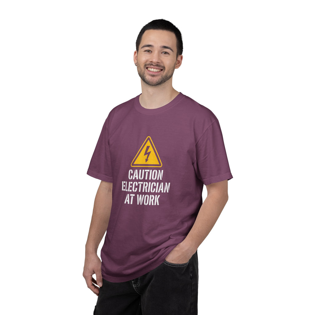 Caution Electrician At Work T-Shirt