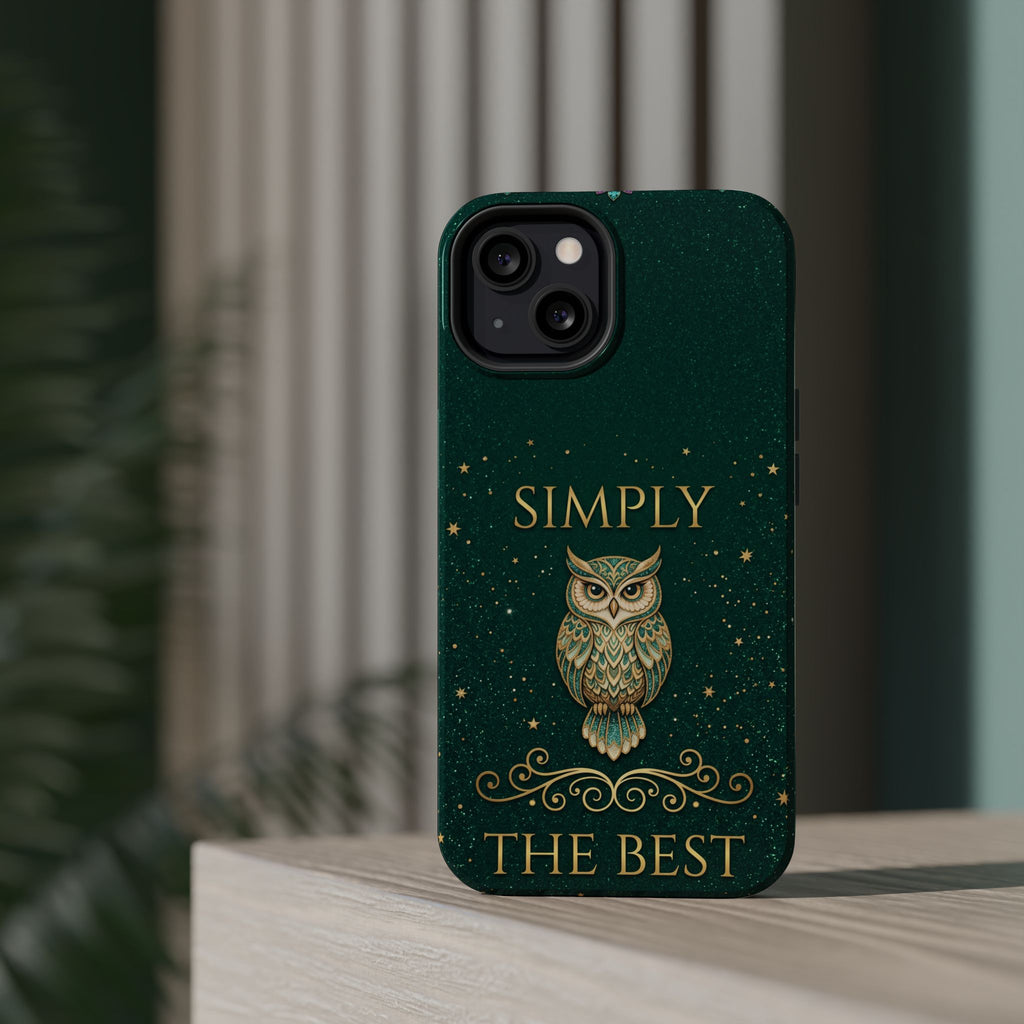 Simply The Best Wise Owl Phone Case — Wireless Charging Cover