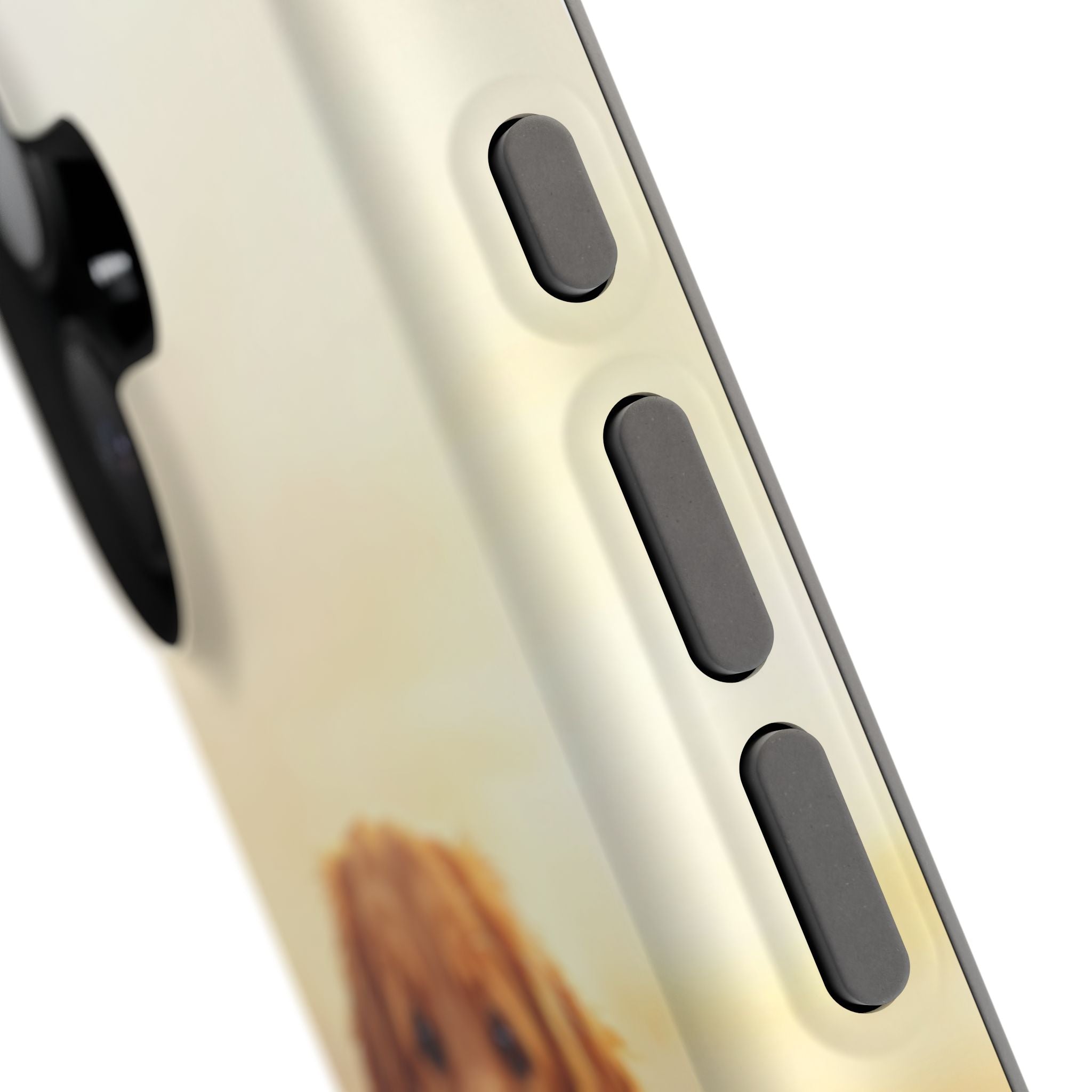Beach Golden Retriever Phone Case — Impact-Resistant Wireless Charging Cover