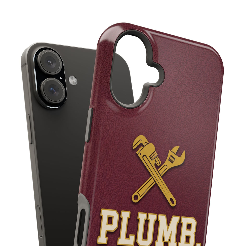 Plumb. Proud. Phone Case — Crossed Wrenches Wireless Charging Cover