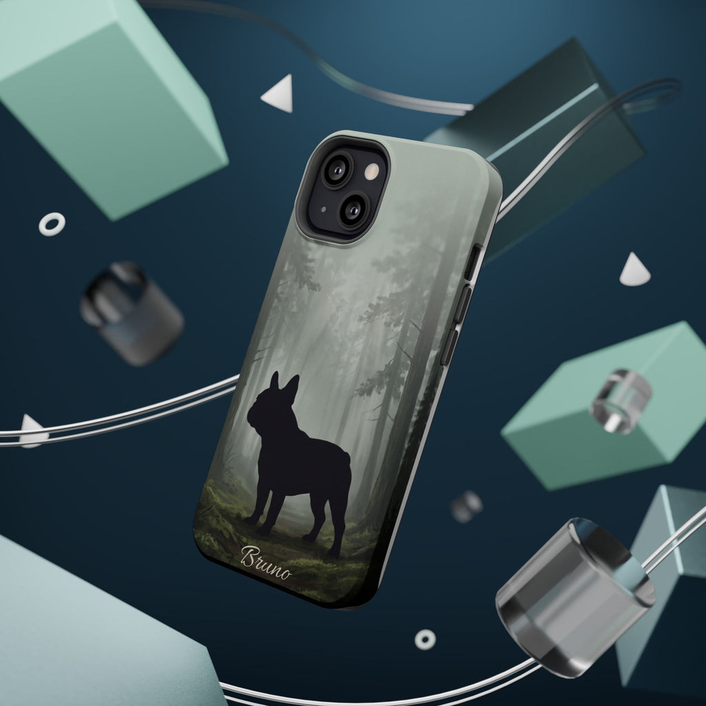 Personalized French Bulldog Misty Forest Phone Case — Wireless Charging Cover