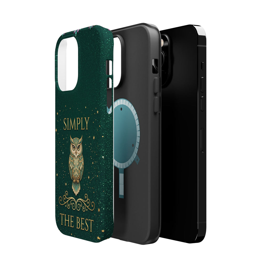 Simply The Best Wise Owl Phone Case — Wireless Charging Cover