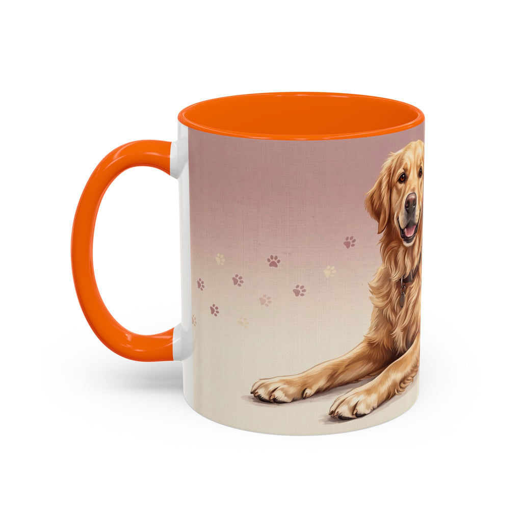 Golden Retriever Lying Down Mug | Golden Retriever Lover Gift | Cute Dog Coffee Mug