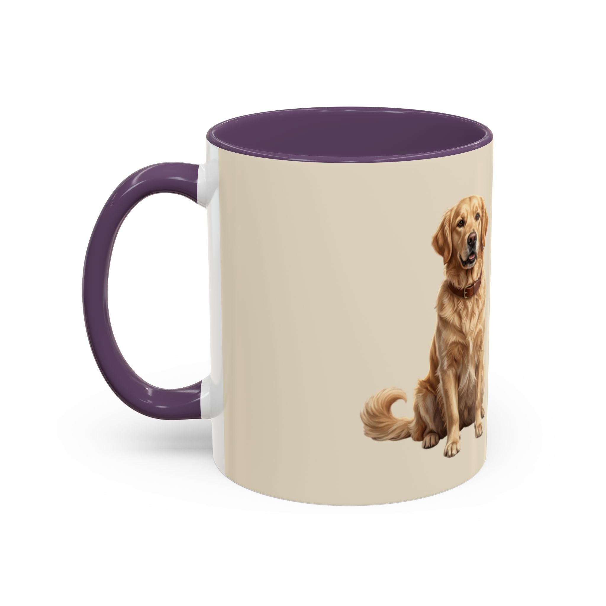 Personalized Golden Retriever Mug | Custom Name & Message Dog Mom Dad Coffee Mug