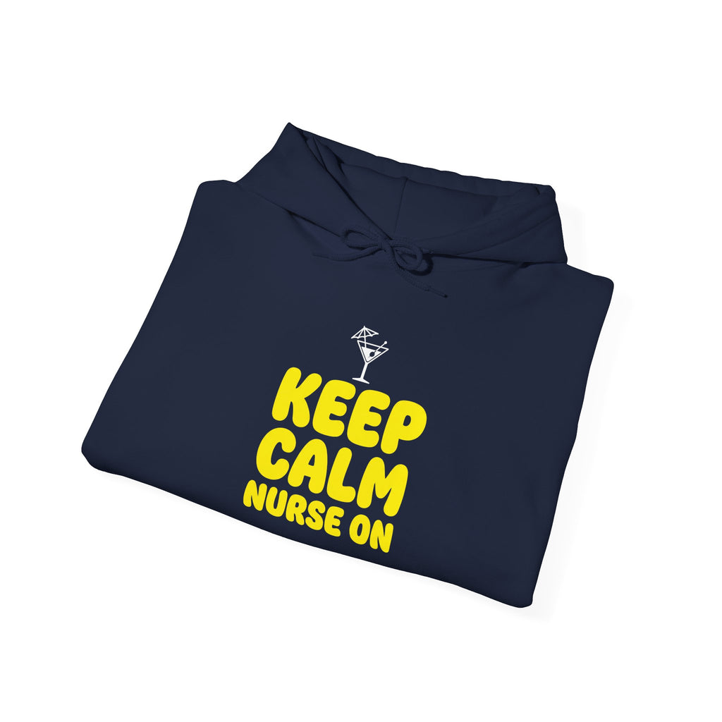 Keep Calm Nurse On Hoodie — Funny Nurse Graphic Pullover