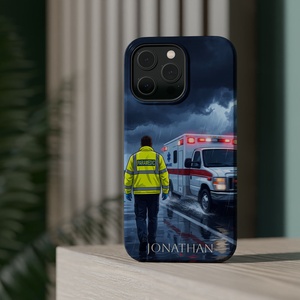 Personalized EMS Storm Phone Case — Wireless Charging Cover