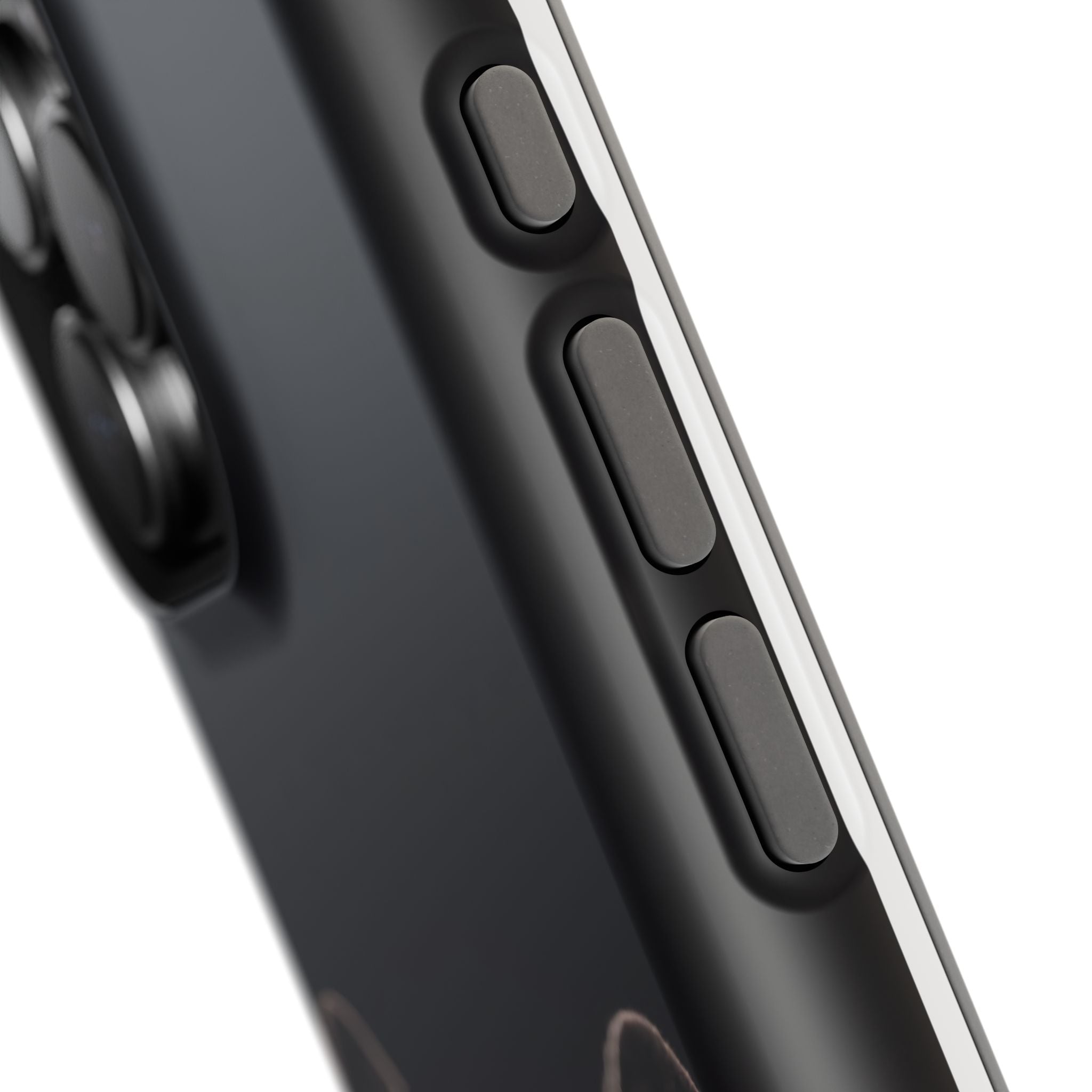 Black French Bulldog Phone Case — Impact-Resistant Wireless Charging Cover