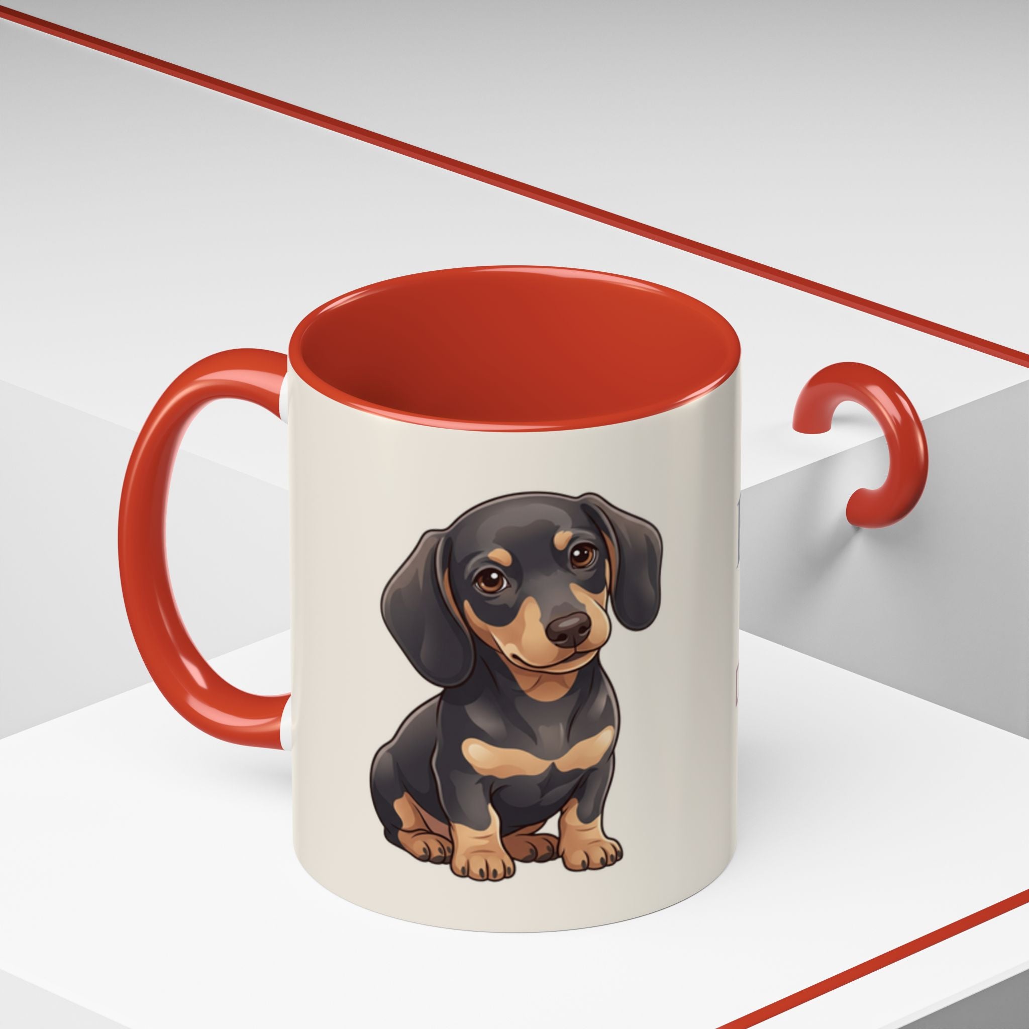 Personalized Dachshund Mug | Custom Name Coffee Mug | Sausage Dog Gift | Wiener Dog Lover