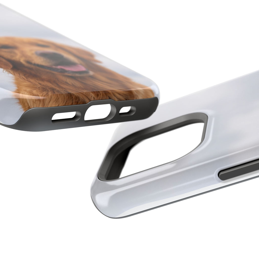Golden Retriever Phone Case — Impact-Resistant Wireless Charging Cover