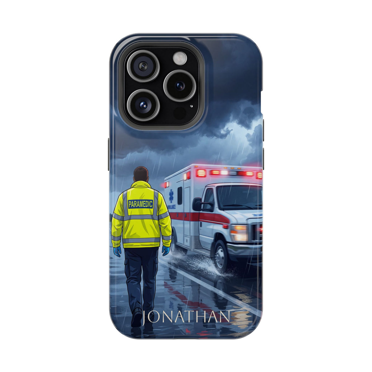 Personalized EMS Storm Phone Case — Wireless Charging Cover