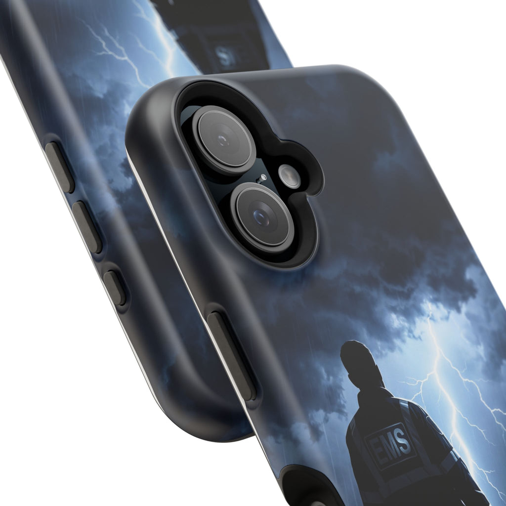Personalized Lightning Storm EMS Phone Case — Wireless Charging Cover