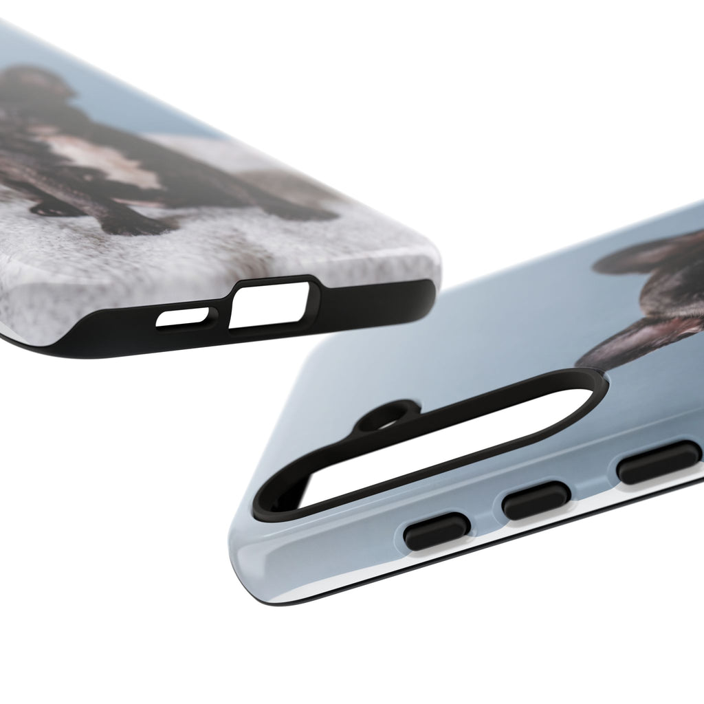 French Bulldog Puppy Phone Case | Adorable Brindle Frenchie Portrait | Samsung & iPhone
