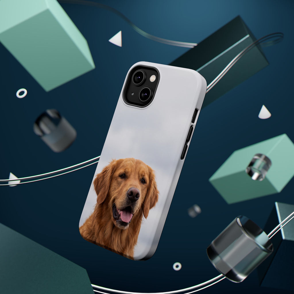 Golden Retriever Phone Case — Impact-Resistant Wireless Charging Cover