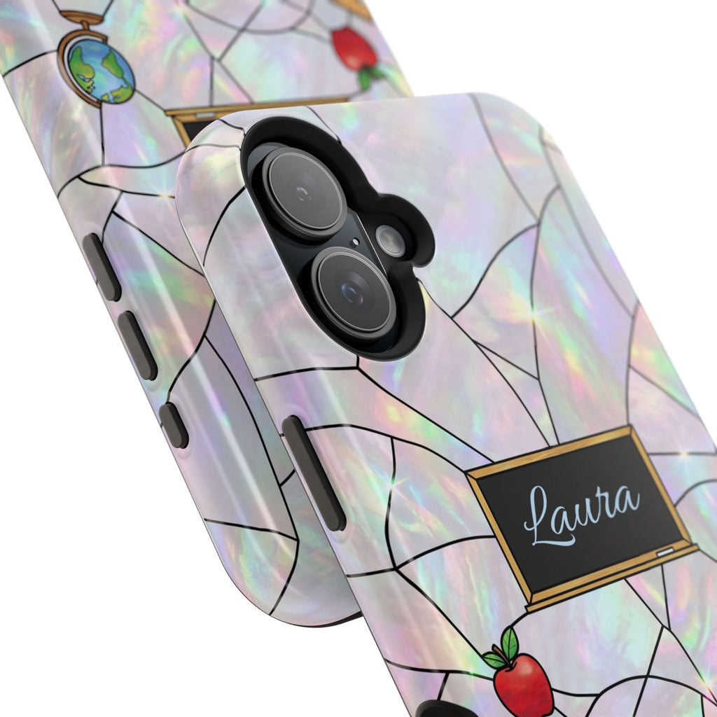 Personalized Teacher Phone Case — Impact-Resistant Wireless Charging Cover