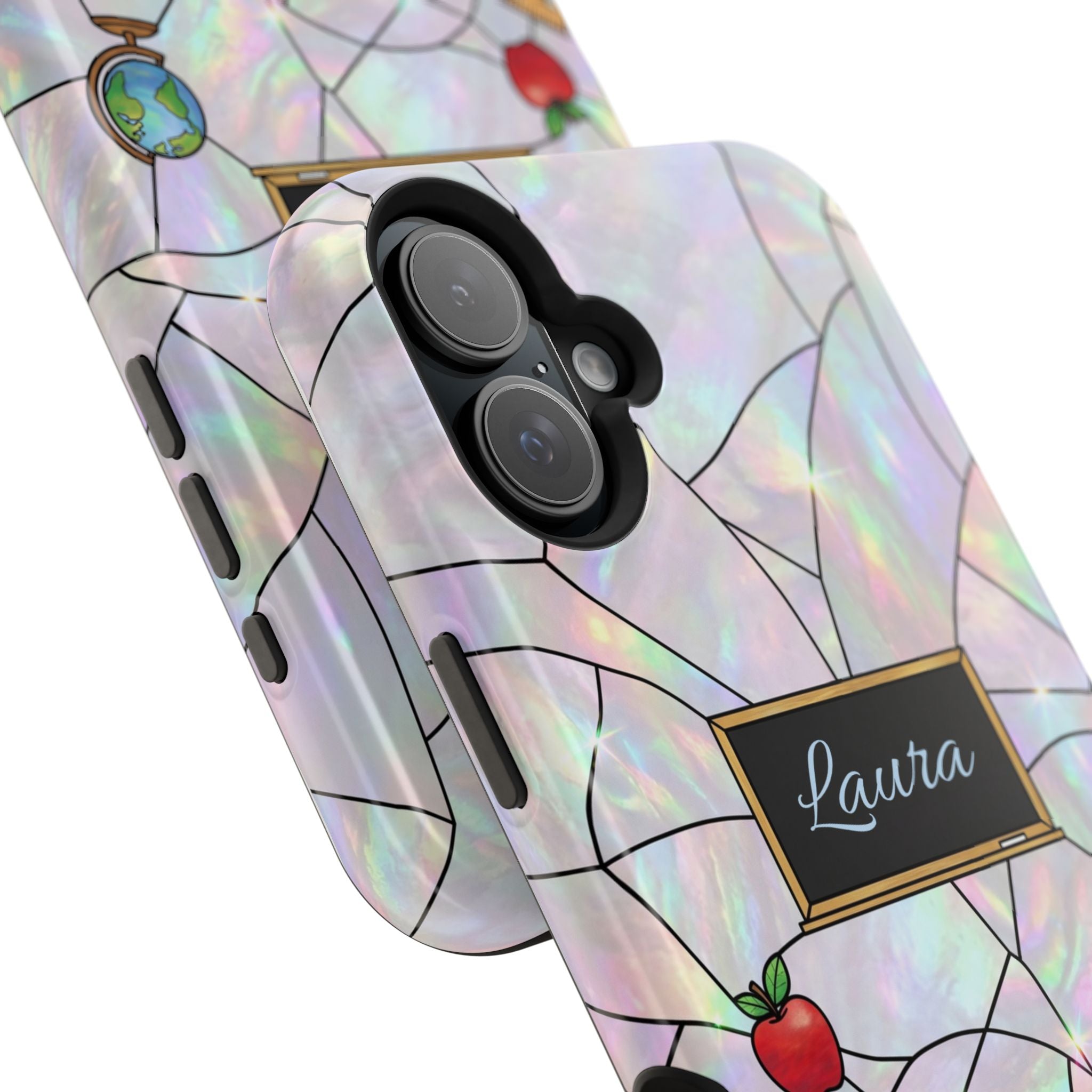Personalized Teacher Phone Case — Impact-Resistant Wireless Charging Cover
