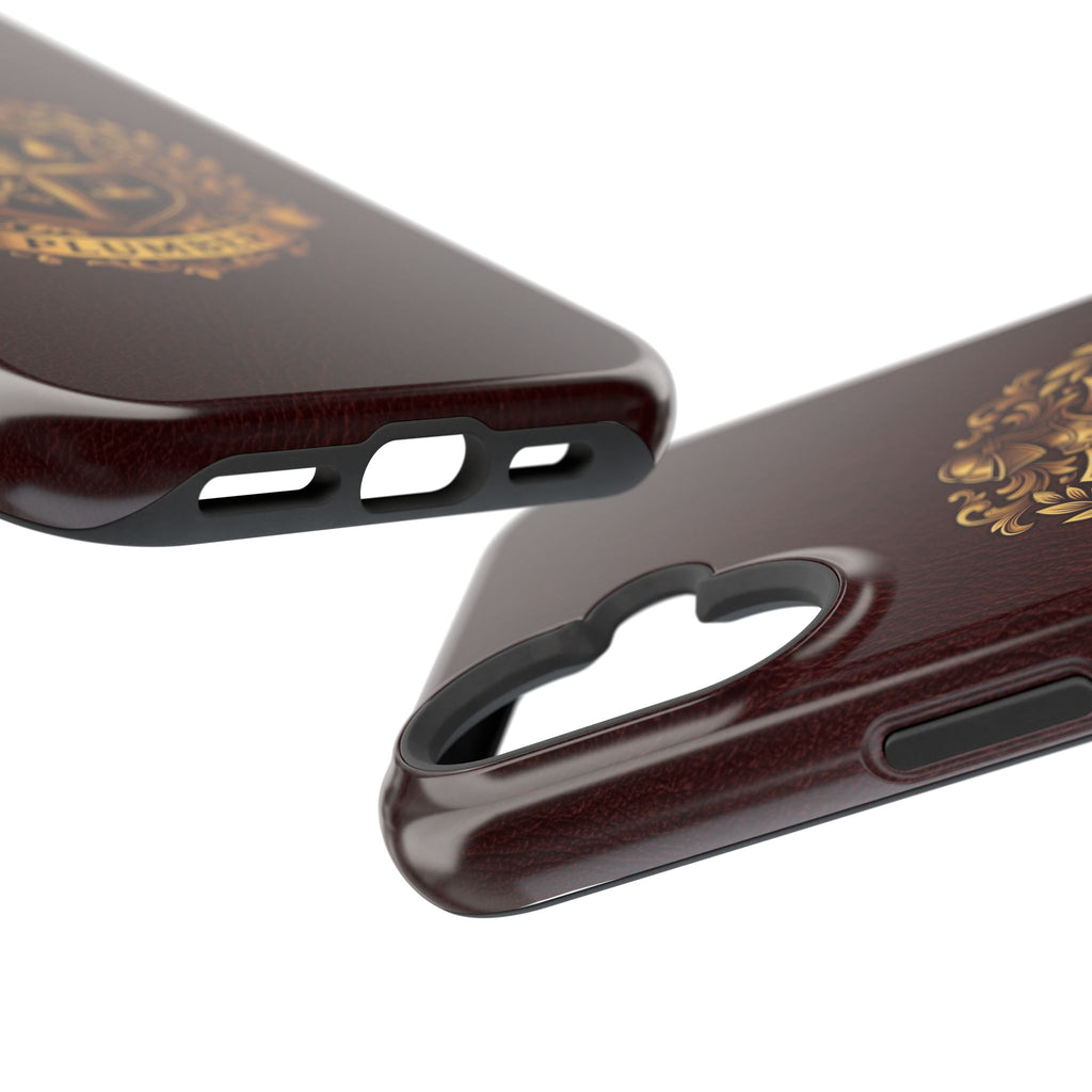Plumber Crest Phone Case — Heraldic Shield Design Wireless Charging Cover