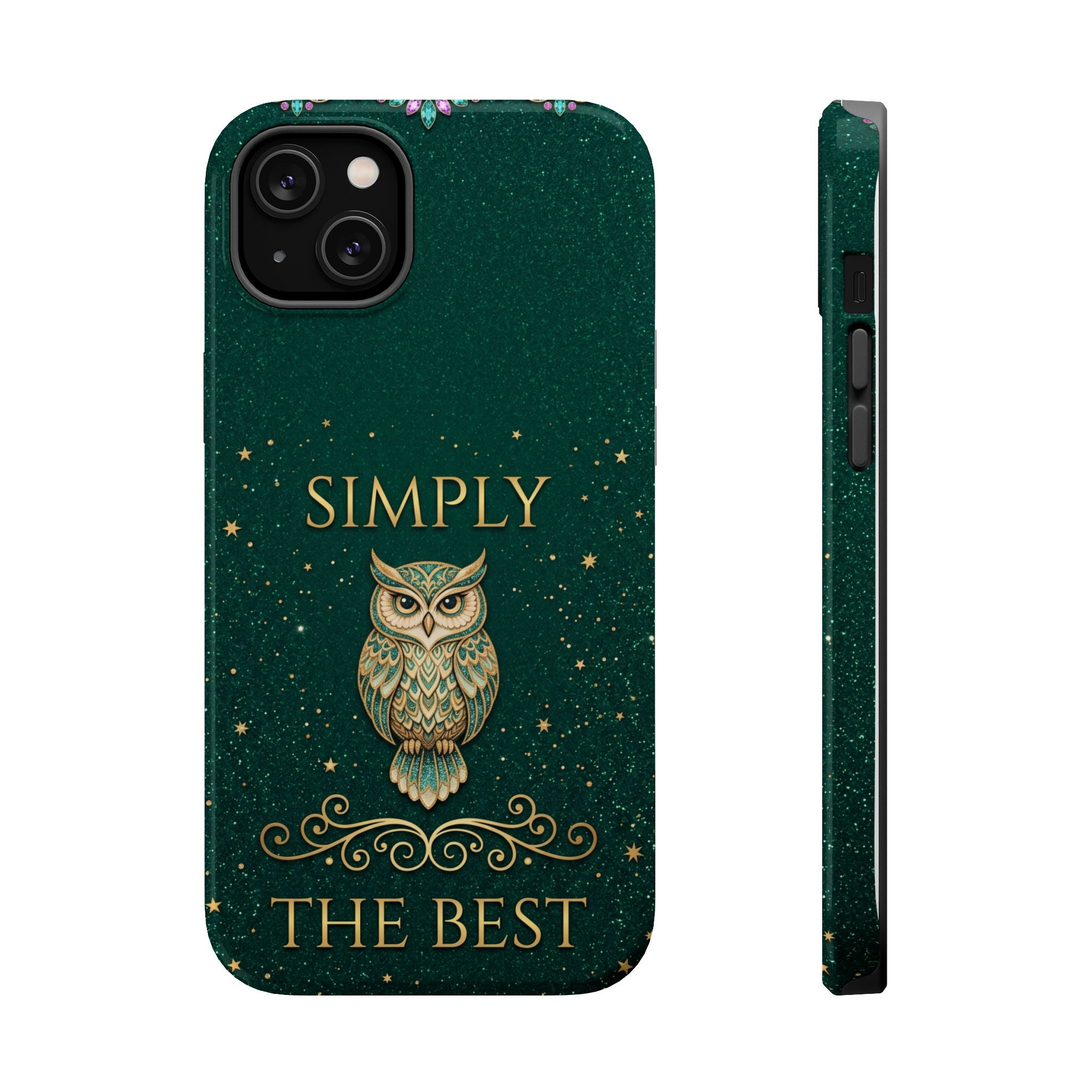 Simply The Best Wise Owl Phone Case — Wireless Charging Cover