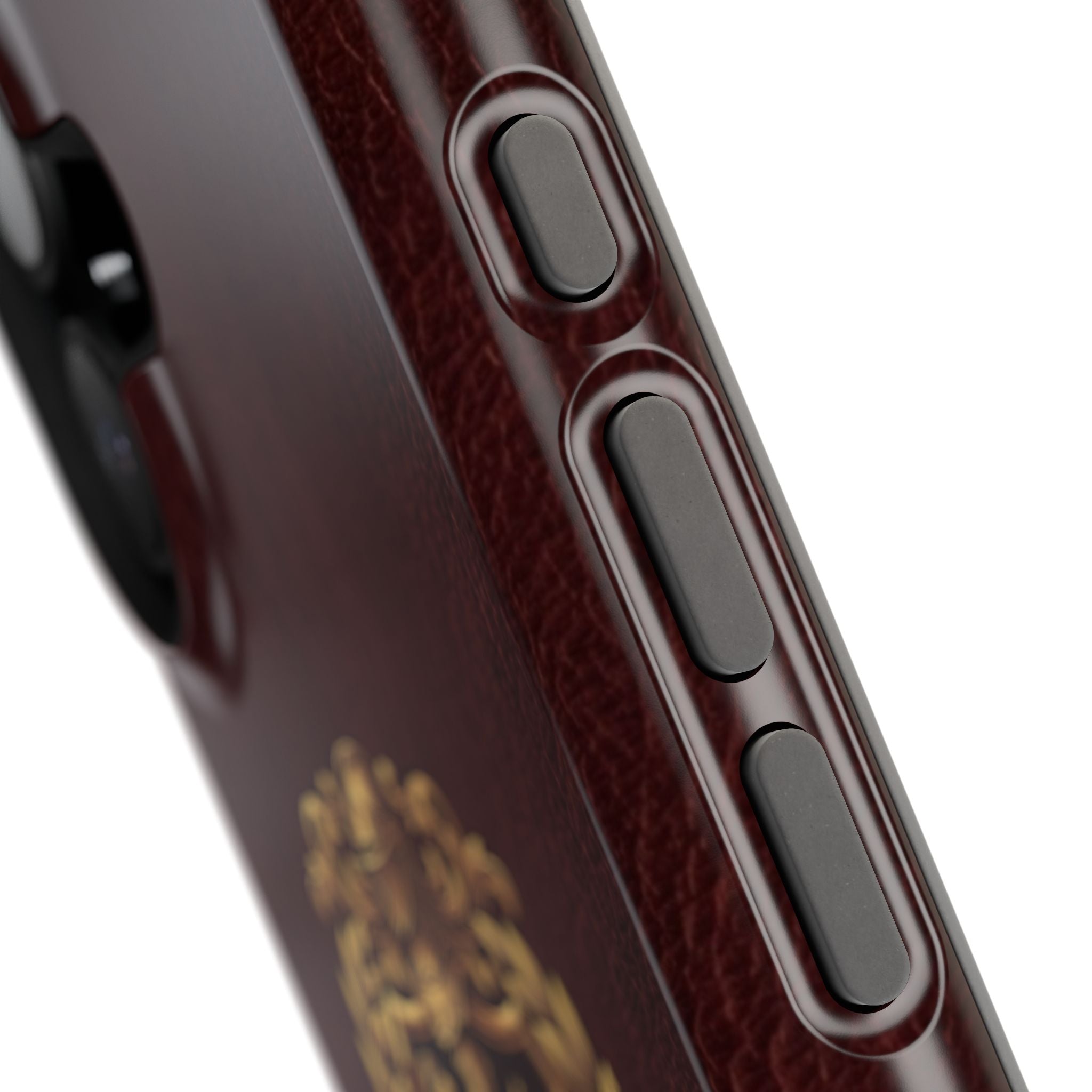 Plumber Crest Phone Case — Heraldic Shield Design Wireless Charging Cover