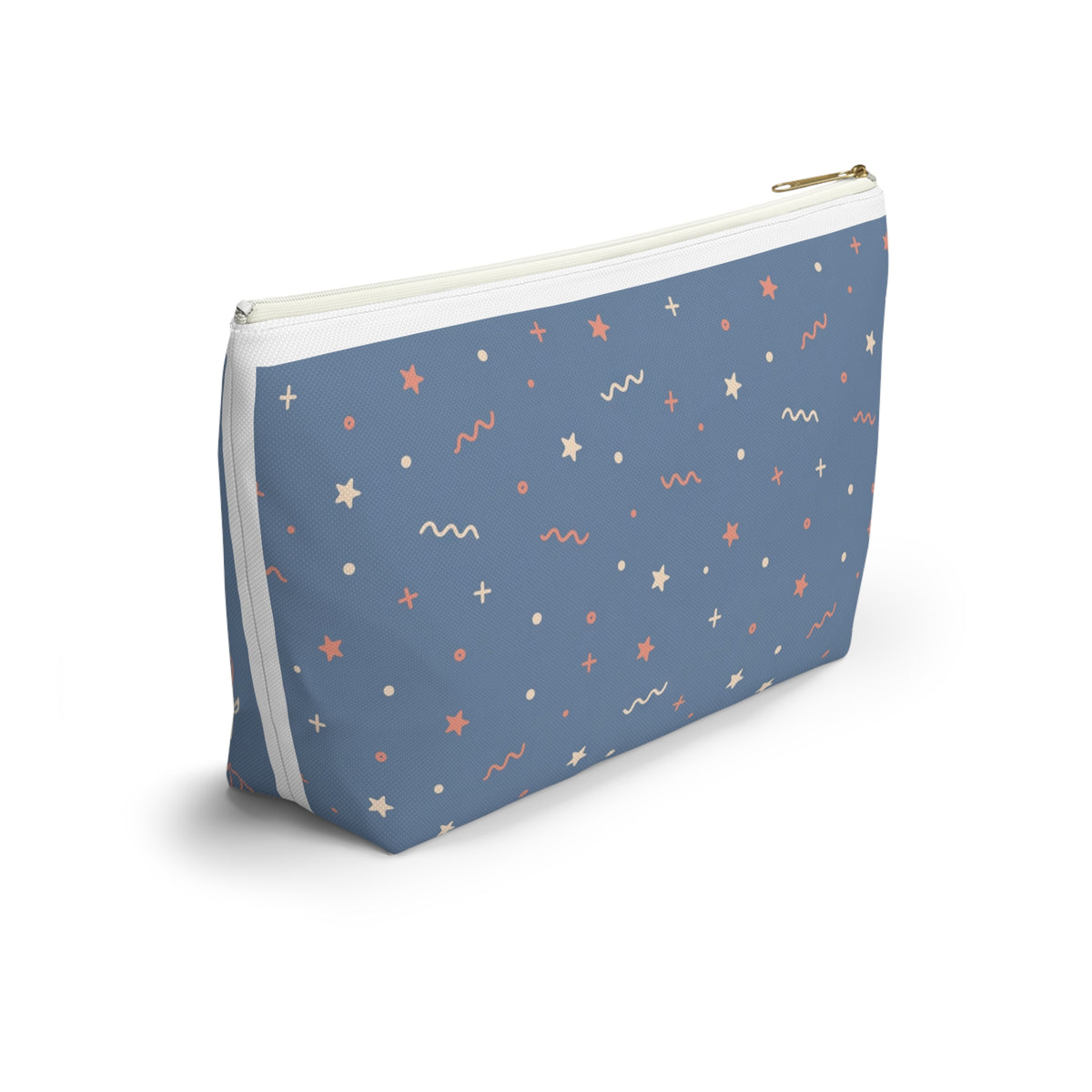 Nurse Heart Care Boho Accessory Pouch — T-Bottom Zipper Bag