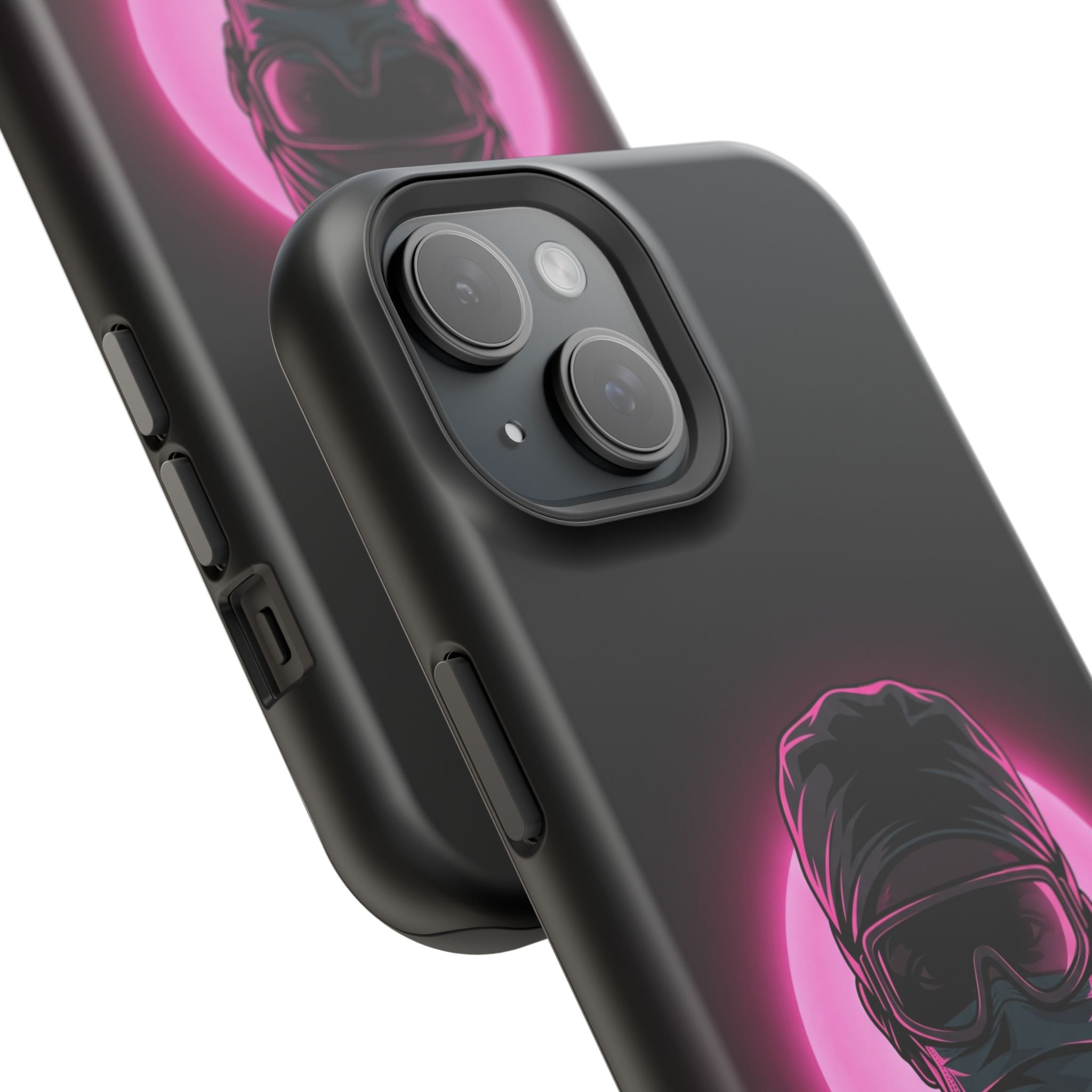 Nurse Portrait Phone Case — Navy Wireless Charging Cover