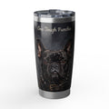 Personalized Frenchie Tumbler – One Tough Frenchie Travel Mug, Custom Name Gift for Dog Dad