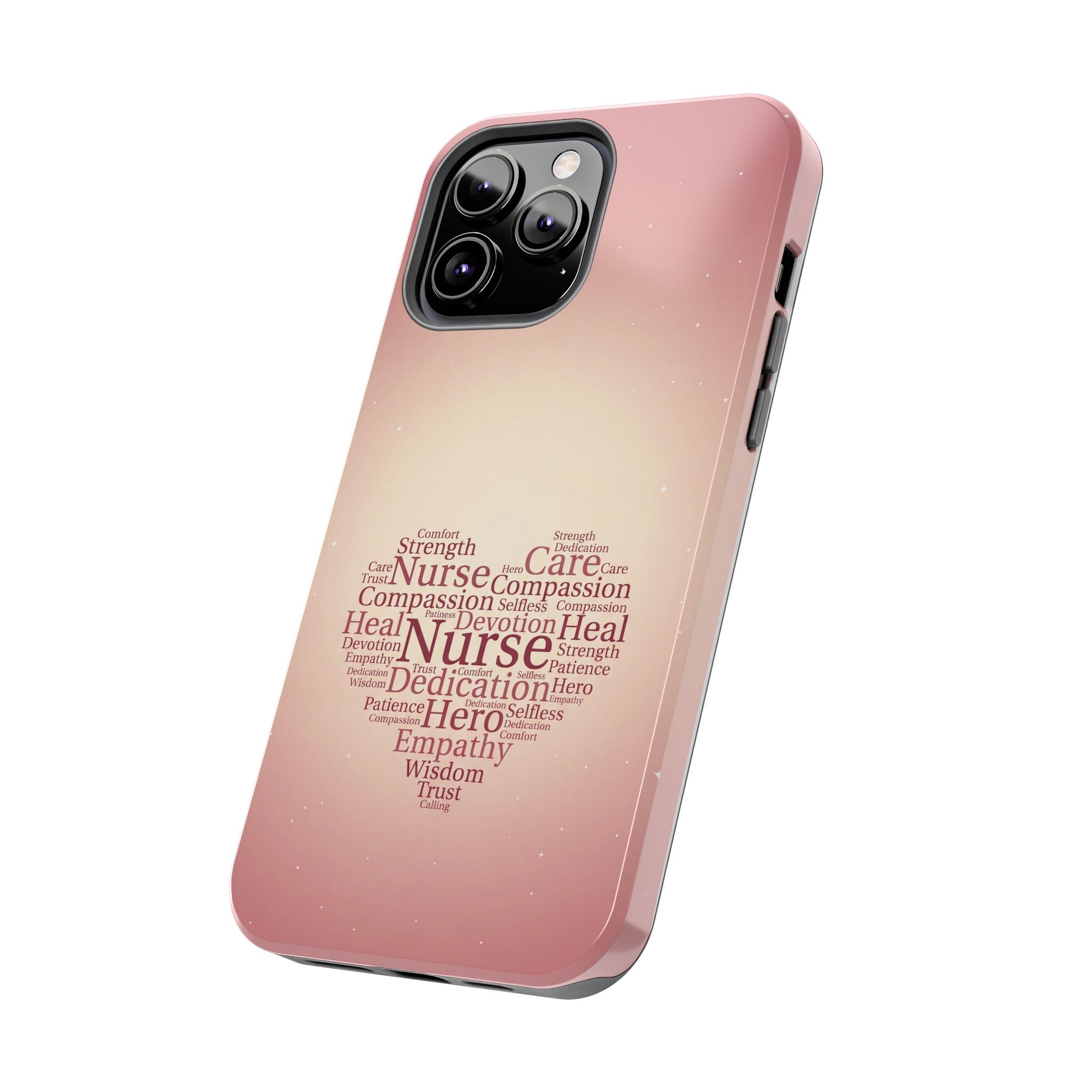 Nurse Heart Word Cloud Phone Case | iPhone & Samsung Galaxy series