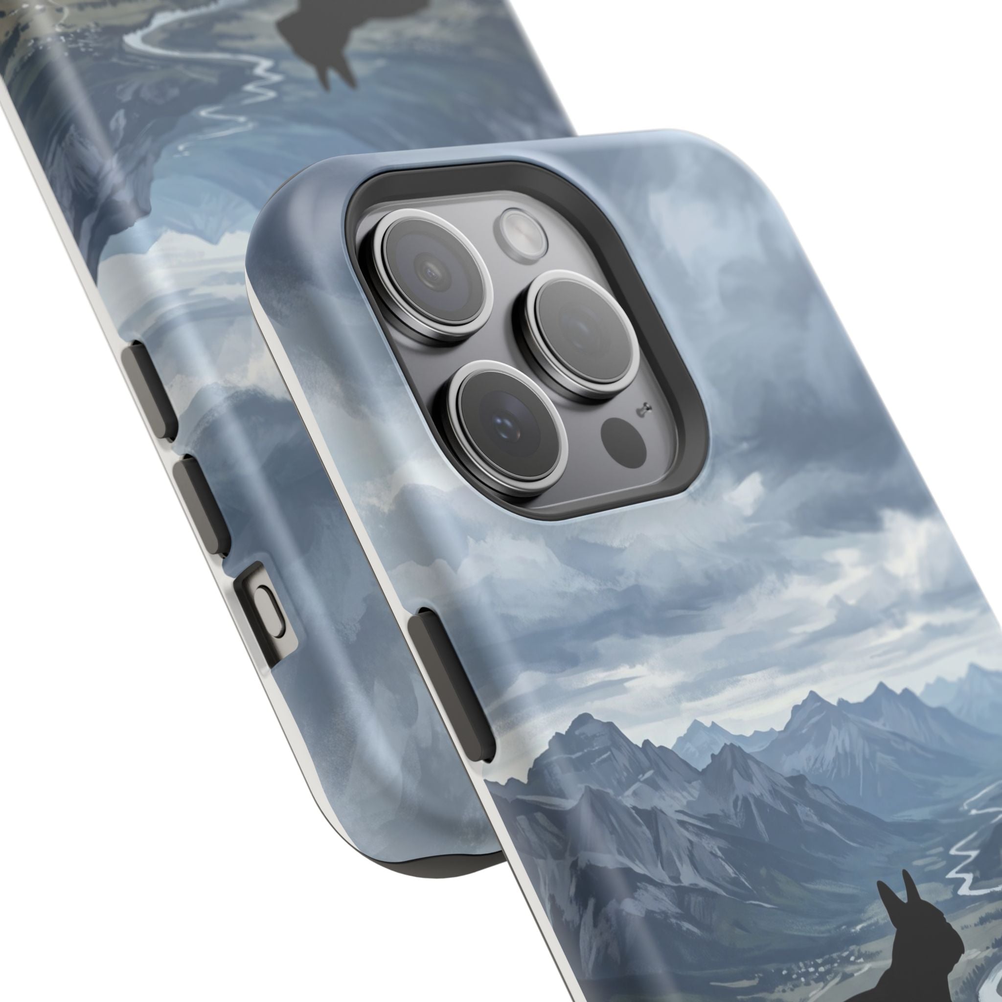 Personalized French Bulldog Mountain Valley Phone Case — Wireless Charging Cover