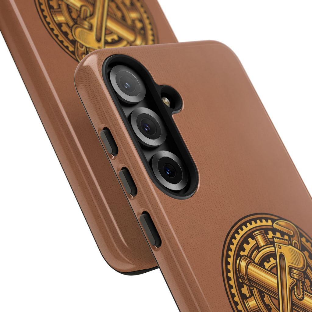 Plumber Born to Build Leather Phone Case - Samsung & iPhone Series