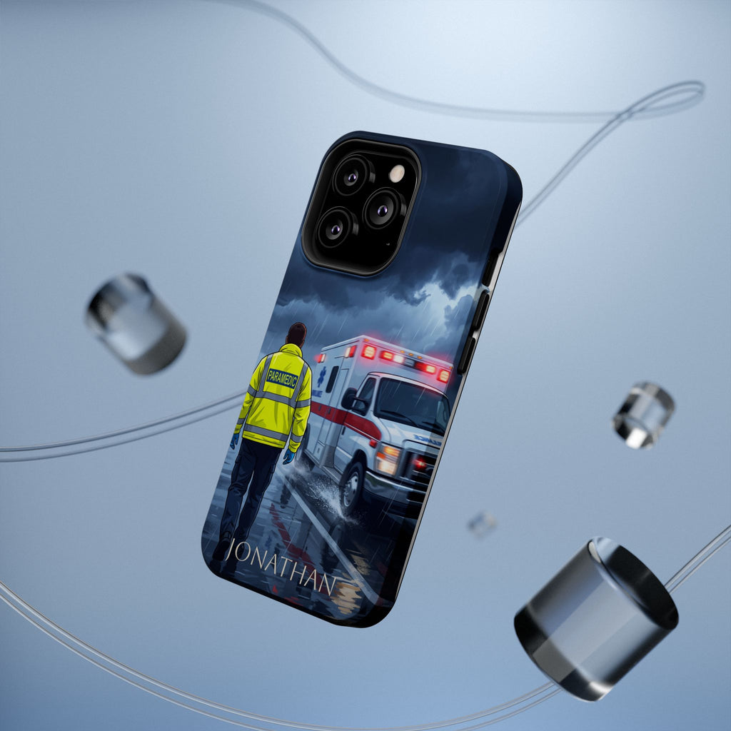 Personalized EMS Storm Phone Case — Wireless Charging Cover