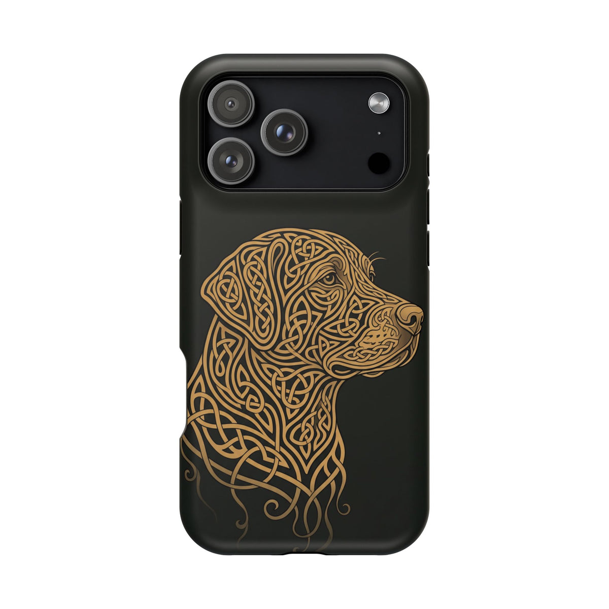 Celtic Knotwork Labrador Phone Case — Tough Magnetic Case with Wireless Charging