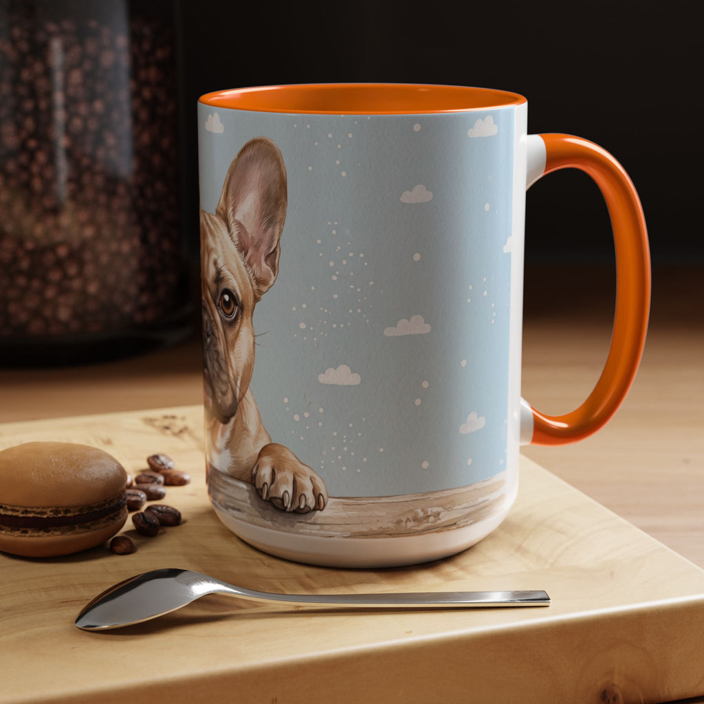 Cute Frenchie Mug | French Bulldog Lover Gift | Dog Coffee Mug