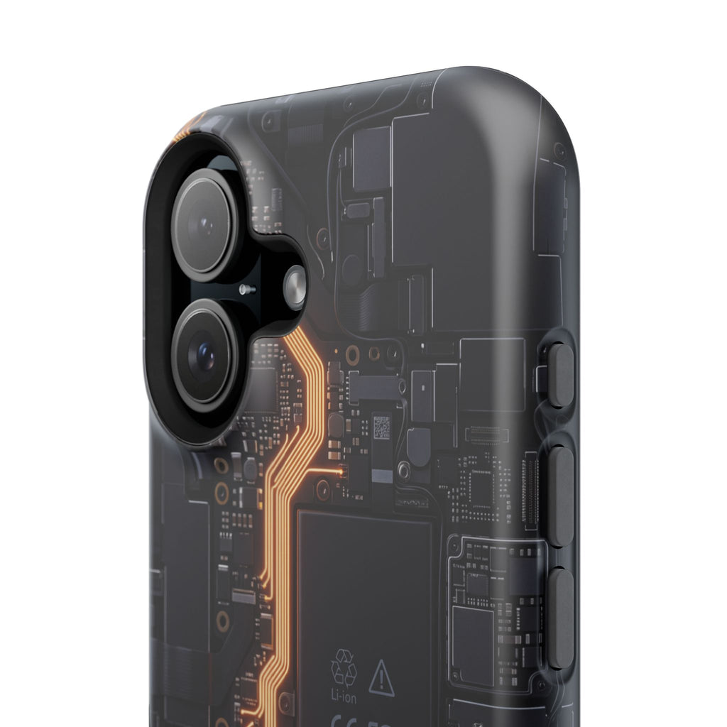 Electrician Circuit Bolt Phone Case — Impact-Resistant Wireless Charging Cover