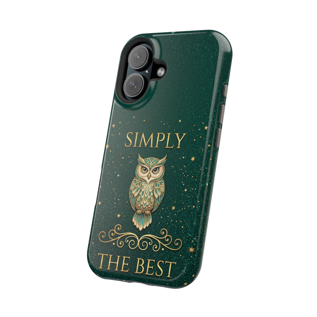 Simply The Best Wise Owl Phone Case — Wireless Charging Cover