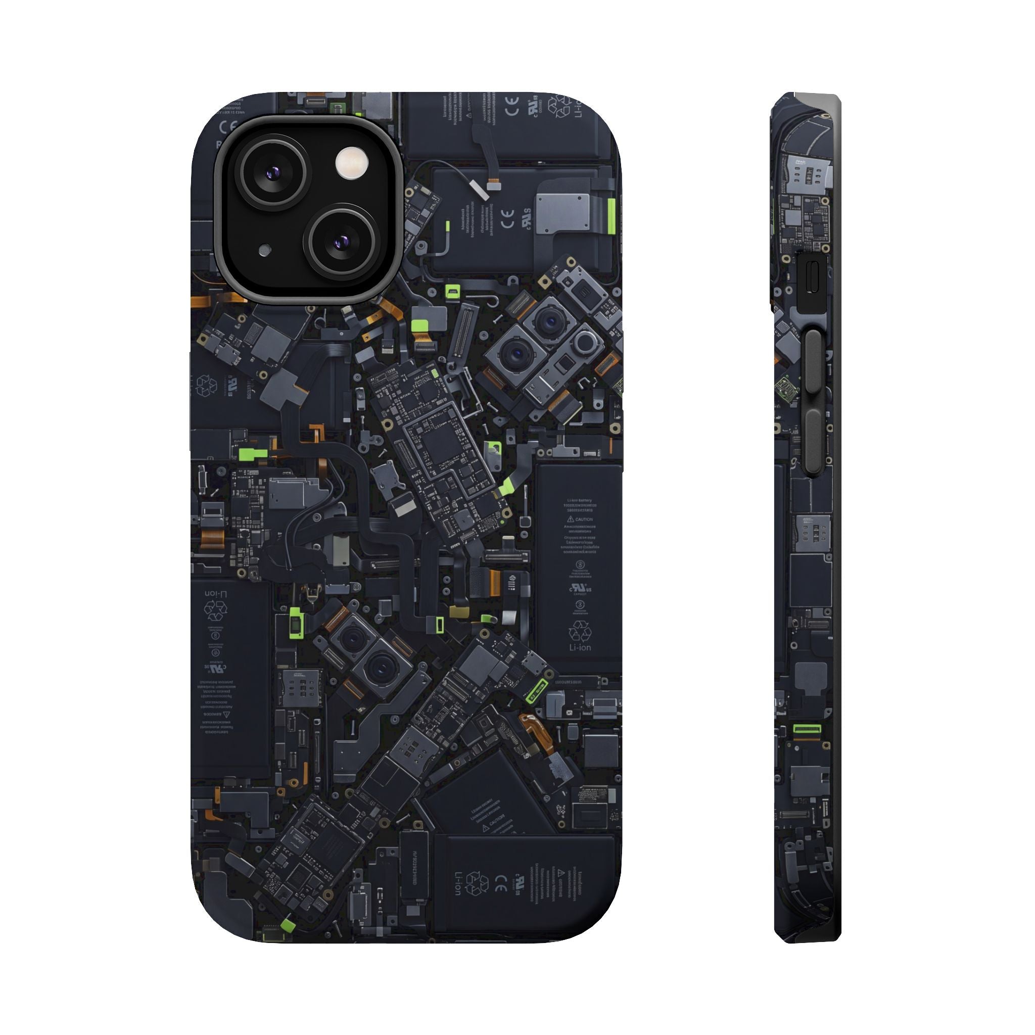 Circuit Core Phone Case — Motherboard Print Wireless Charging Cover