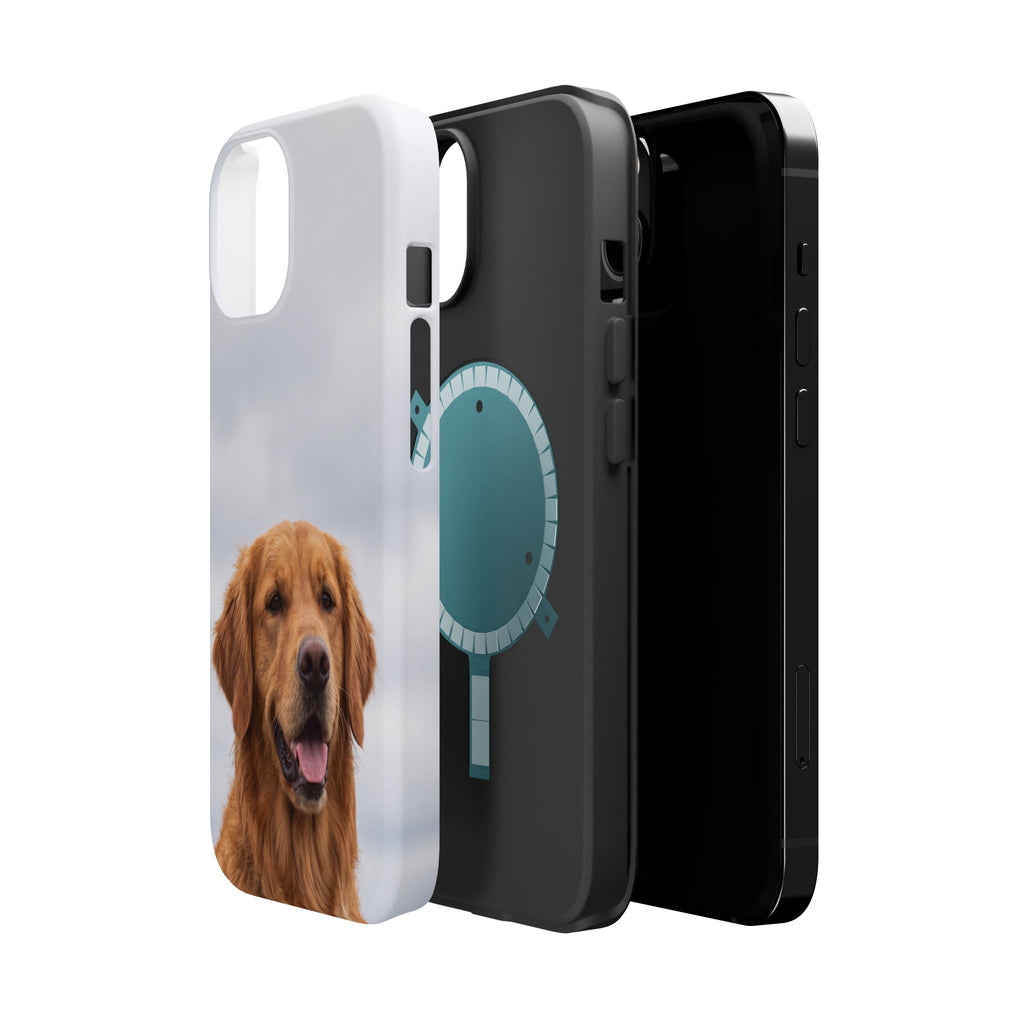 Golden Retriever Phone Case — Impact-Resistant Wireless Charging Cover