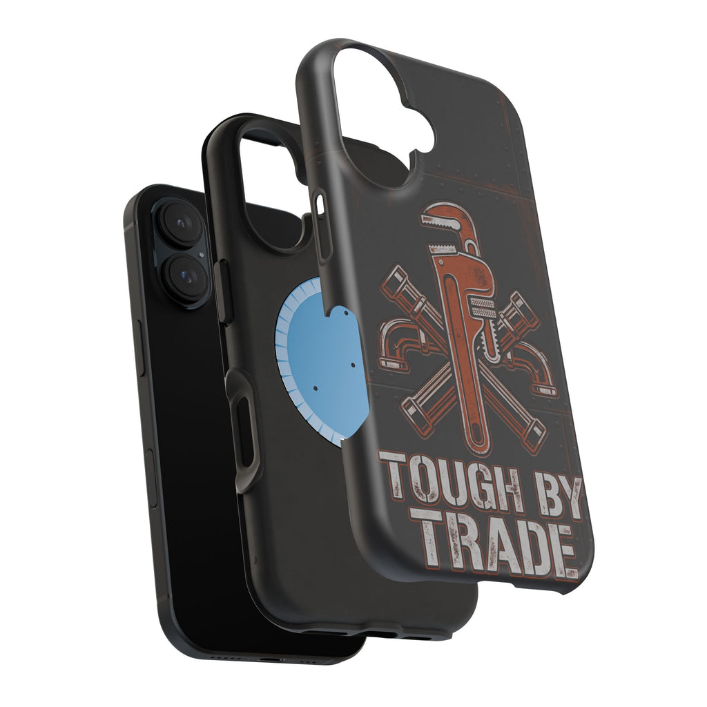 Tough By Trade Phone Case — Crossed Wrenches Wireless Charging Cover