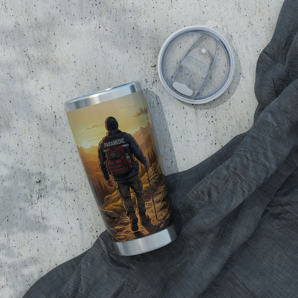 Paramedic/EMT 20oz Tumbler – Mountain Rescue Illustrated Design