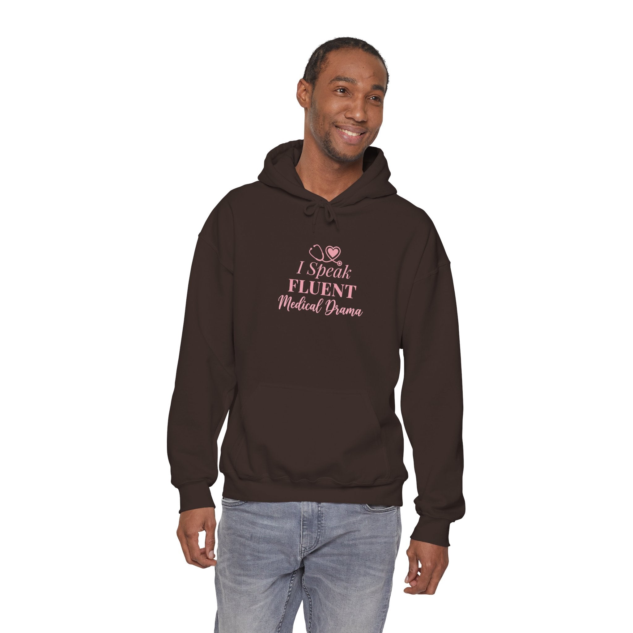 I Speak Fluent Medical Drama Hoodie — Nurse Graphic Pullover