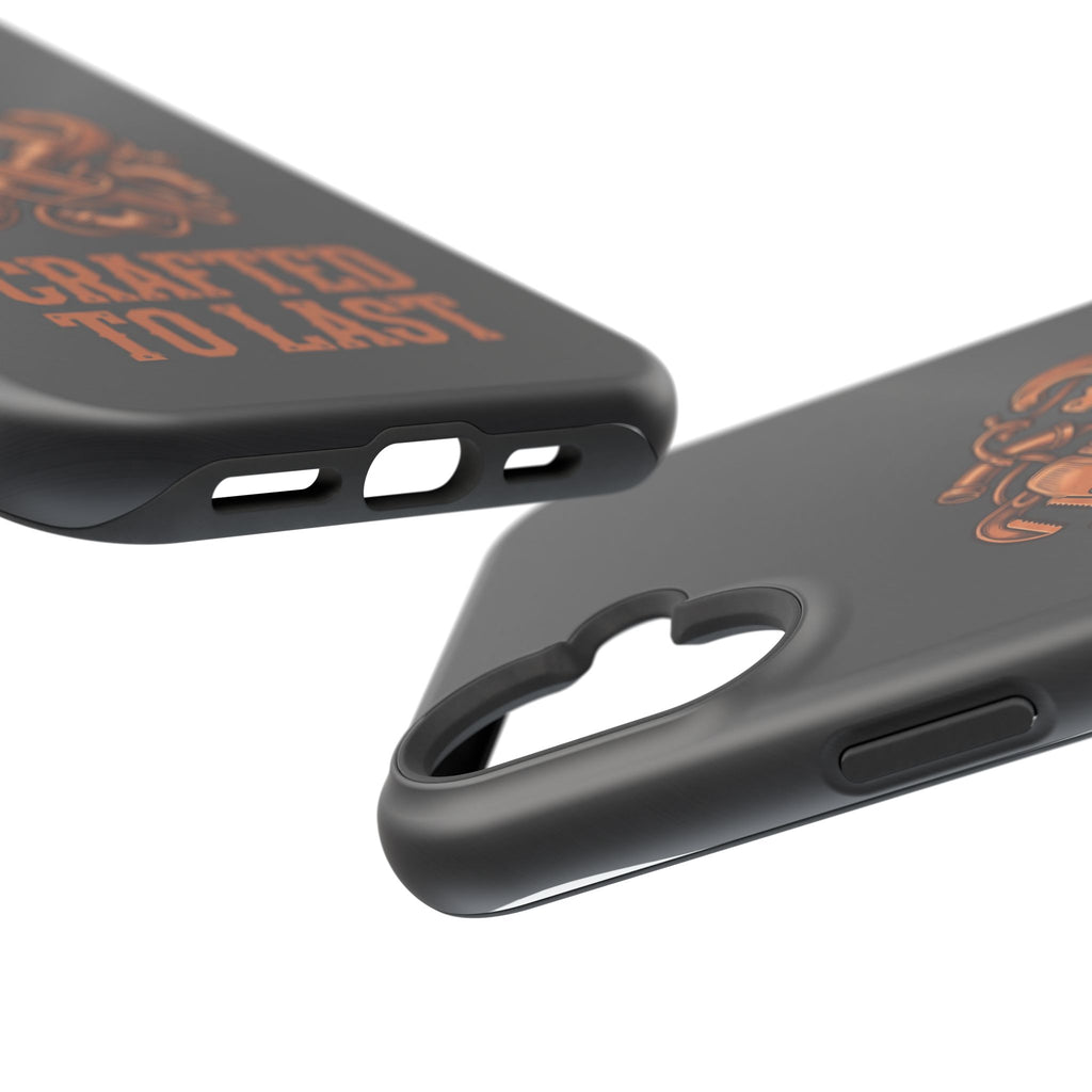 Crafted to Last Phone Case — Crossed Wrenches Wireless Charging Cover