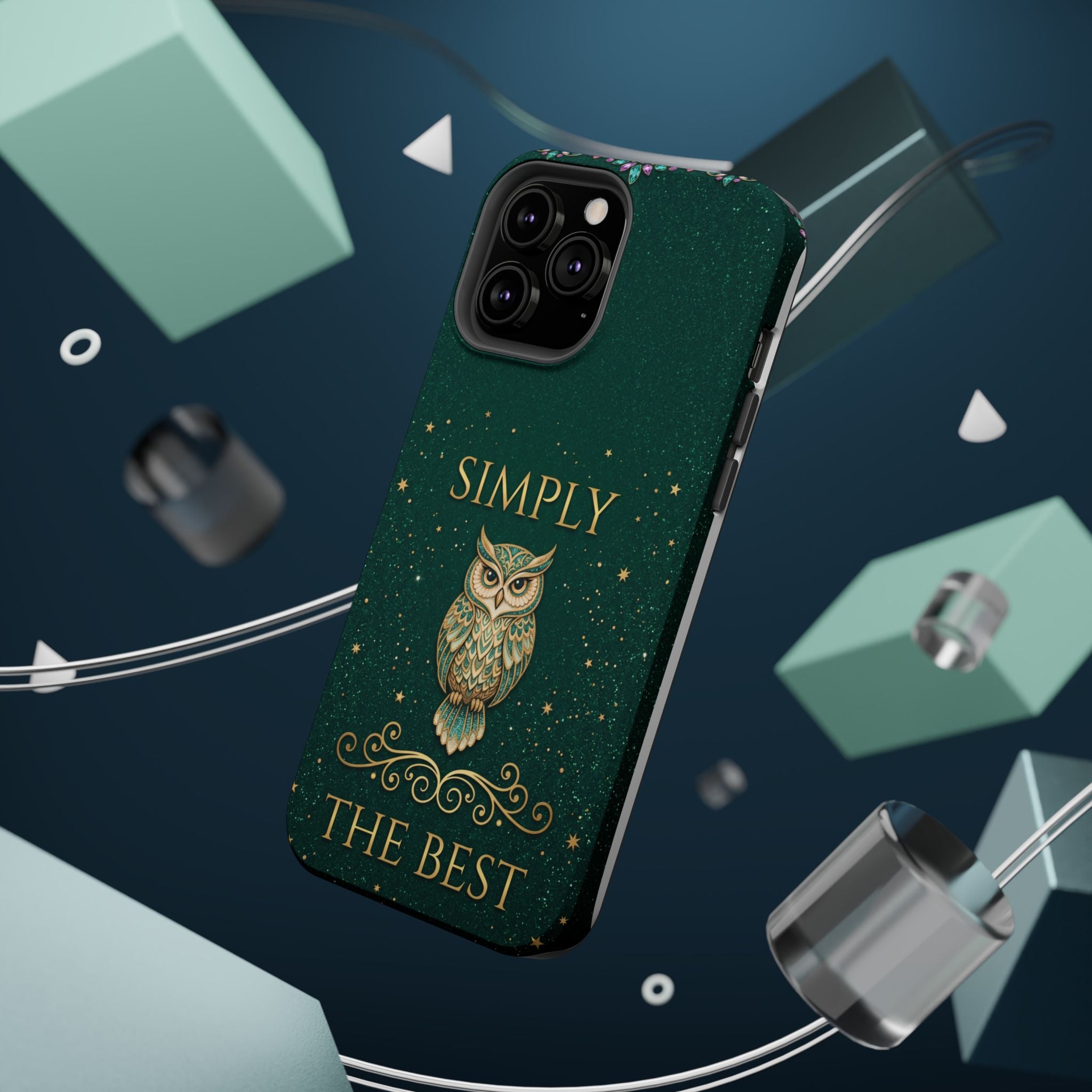 Simply The Best Wise Owl Phone Case — Wireless Charging Cover