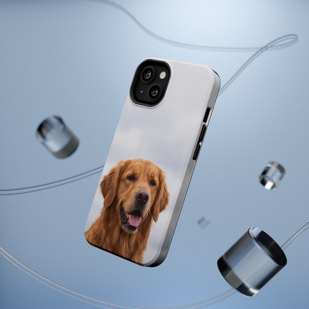 Golden Retriever Phone Case — Impact-Resistant Wireless Charging Cover