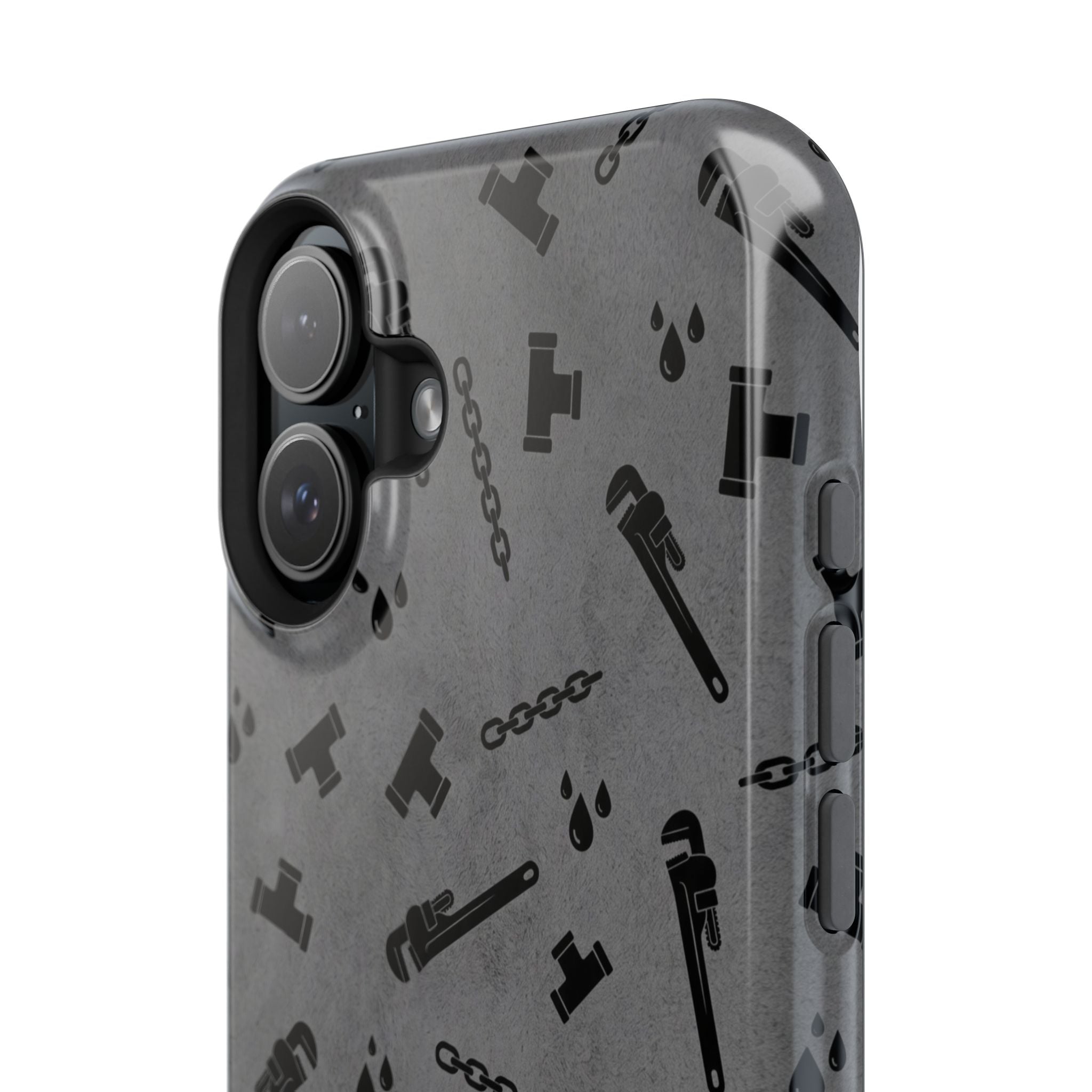 Built for the Grind Phone Case — Plumber Tools Wireless Charging Cover