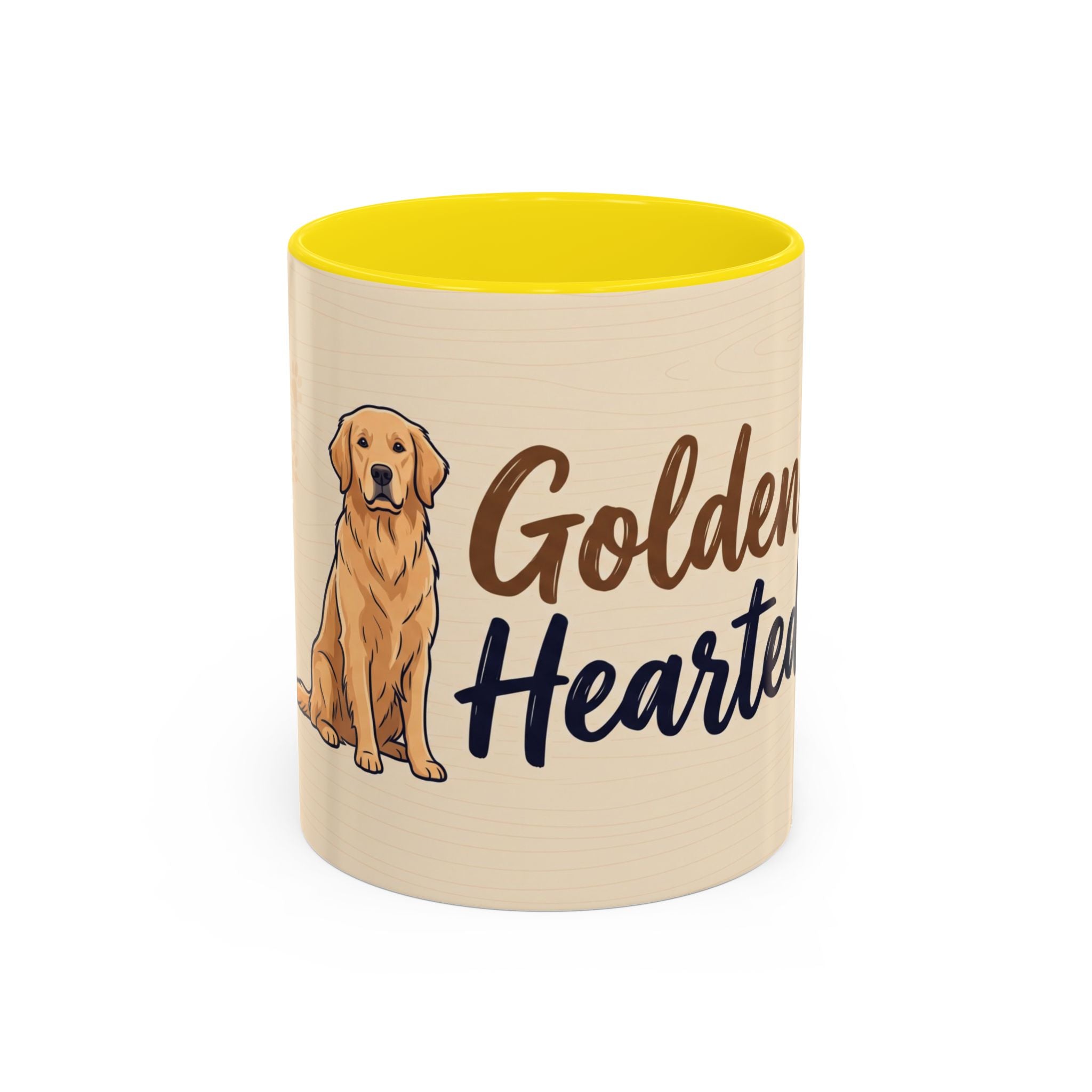 Golden Hearted Mug | Golden Retriever Lover Gift | Cute Dog Coffee Mug